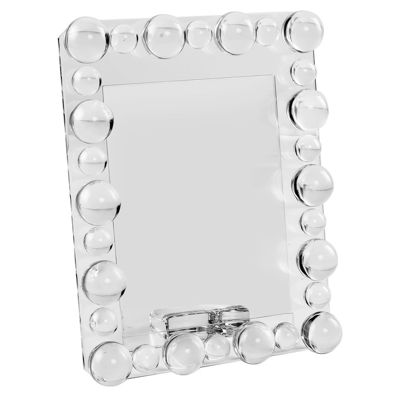 Marvala Clear Bubble Crystal Picture Frames 5x7Inch, Photo Frame with