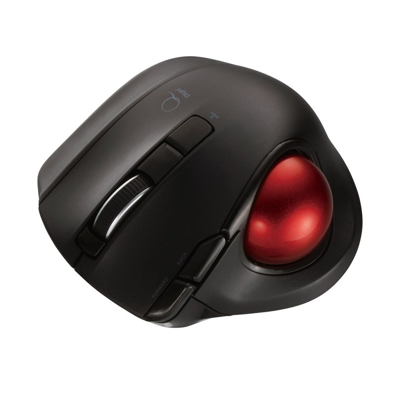 Digio2 Q Small Trackball 2.4GHz Wireless Mouse Quiet 5 Buttons