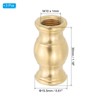 PATIKIL Lamp Solid Brass Spindle, 3 Pack M10 Fine Threaded