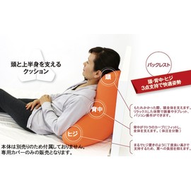 MOGU Cushion Cover, Yellow Green, Light Green, Tri-Pad Body, Dedicated Cover (Total Length Approx. 21.7 inches (55 cm)
