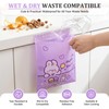 60 Pcs Car Trash Bags Easy Stick-On Disposable Portable Car