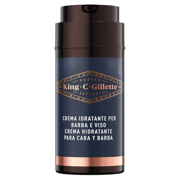 King C. Gillette Moisturizer for Men and Beard Care for