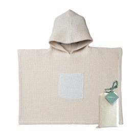 molis&co. Bath Poncho for Children Aged 7-8 Years. Zinnia Hooded Beach Towel. Lightweight and Compact Bathrobe for Children (Oeko-Tex 100).