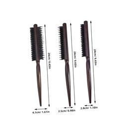FOMIYES 5sets Hair Bristle Brush Slicking Back Styling Tool Tail Comb for Women Hairdressing for Salon Use 3pcs*5
