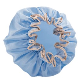 Waterproof Shower Caps for Women - Blue Reusable Shower Cap Shower Caps - for Showers, Sauna, Body Care, Keep Hair Dry etc