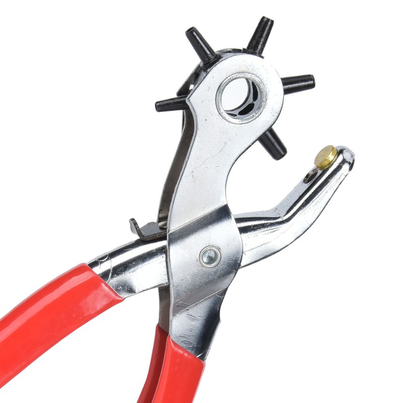 Multifunctional Belt Puncher Leather Hole Punch Pliers Eyelet Plier Grommet