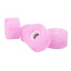 4Pcs Skateboard Wheel Set Replacement 78A Hardness PU Translucent Flashing