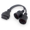 LoongGate SAE J1939 9 Pin and 6 Pin to OBDII