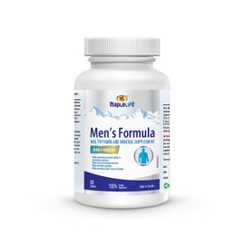 MapleLife Nutrition – Men’s Formula – Multivitamin & Minerals for Men – 100% Natural - Maintain Muscle, Immune, Brain, & Eyesight - 90 Tablets