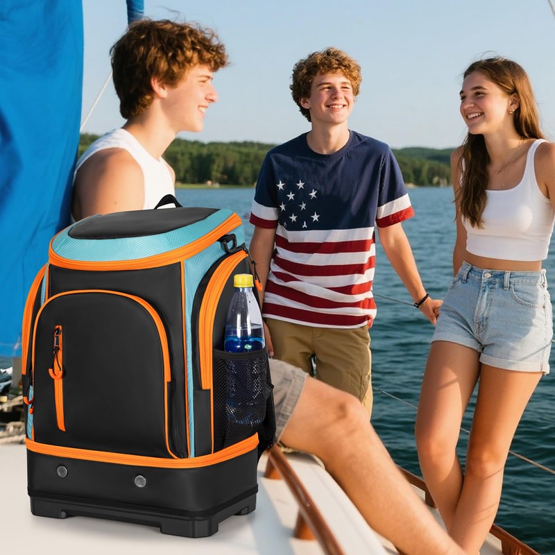 Smasrob 35L Swim Bag with Hard Shoe Compartment and 2