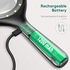 Magnifying Glass with Light, 30x 60x Magnifying Glass for Reading