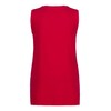 Ulla Popken Women's V-Neck Relaxed Sleeveless Cotton T-Shirt, poppy
