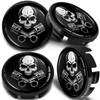 SkinoEu 4 x 65 mm Hub Caps, Wheel Hub Caps,