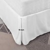 PiccoCasa Bed Skirt Polyester Solid Western Style Scandinavian Retro Simple