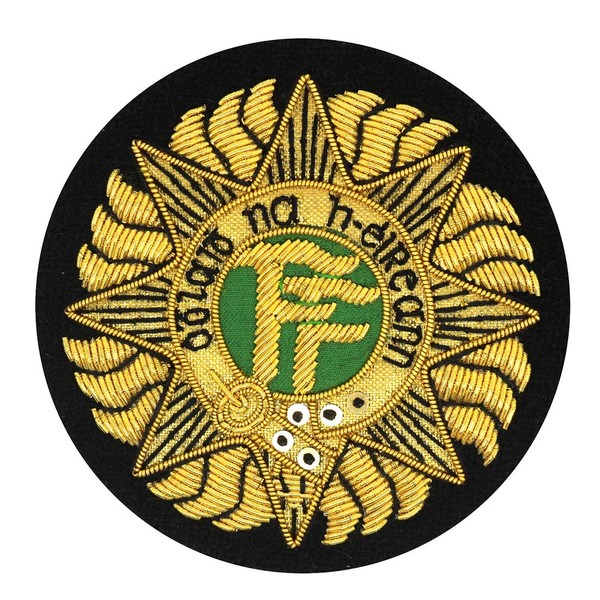 Irish Defense Armed Forces Idf Embroidered Blazer Badge