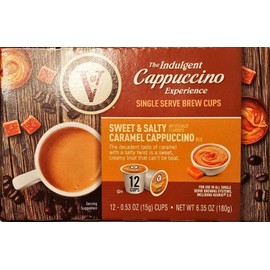 Victor Allen's Indulgent Sweet & Salty Caramel Cappuccino Single Cup (2.0 Compatible) (12)