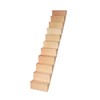 Artibetter Mini Staircase Wooden 1/12 DIY Stairway Accessory Model Without