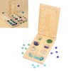 Folding African Stone Game Wooden Intellectual Logic Thinking Training Parent