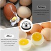 QUNLIUJIAO Set of 2 Egg Cutters with Egg Cutter, Egg