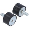 2Pcs AntiVibration Mount Rubber Isolator for Air Compressor Diesel Engine