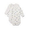 Sanetta Baby Boy Bodysuit, White Pebble