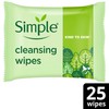 Simple Kind to Skin Bio-degradable Cleansing Wipes face wipes to