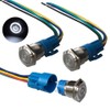 FULARR 3 Pcs Premium 19mm Self-Locking Latching Push Button Switch,