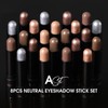 8 Colors Glitter Eyeshadow Stick, 8 Counts Highlighter Eye Shadow
