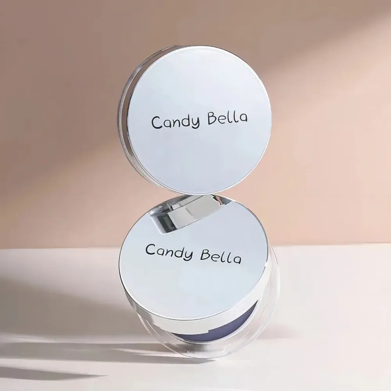 Polvo Matificado Cremoso Lavanda Maquillaje Mate Candy F Tono Morado