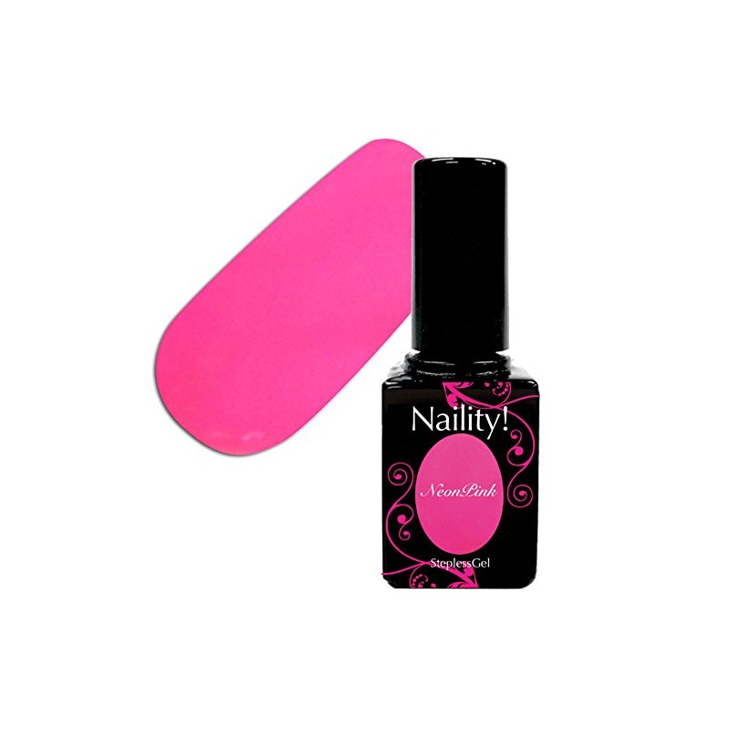 Narity! Gel Nail Stepless Gel 162 Neon Pink 0.2 oz