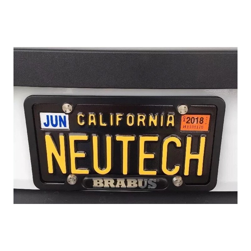 Brabus Logo License Plate Frame Made By Brabus In Germany