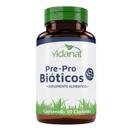 Vidanat Pre - Probióticos 30 Cápsulas 5 Billones de UFC | 30 Servicios