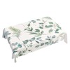 Walmsco Tablecloth Green Leaves Decor For Dining Room Kitchen Rectangular
