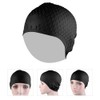 Gorro de natación profesional de silicona para el pelo, protección