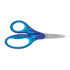 Fiskars 194230 Back to School Supplies Kids Scissors Softgrip Pointed-tip, 5 Inch, Color Received May Vary