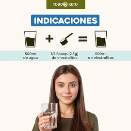 Electrolitos Keto Sin Azúcar de Origen Natural para una Hidratación Óptima