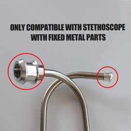 Hemobllo Ohrstöpsel für Stethoskop, 10 Paar Stethoskop Ohrstöpsel Weiche Stethoskop Ohroliven Ersatz Ohrstöpsel nur für Stethoskope mit Fest Metallteilen, Zufällige Farbe