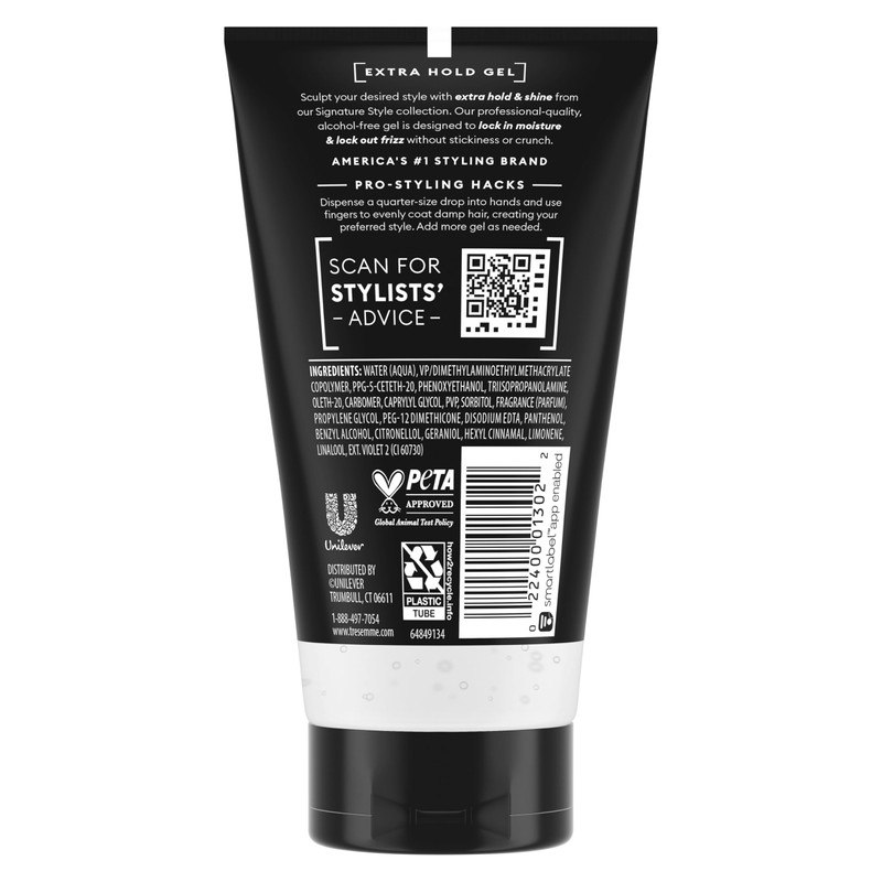 TRESemmé Alcohol-Free Gel Extra Hold for 24H Frizz Control, with