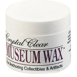 Crystal Clear Museum Wax for Anchoring Collectibles and Artifacts, 13 oz Jar (615-8000)