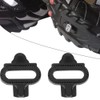 Keenso Bicycle Shoe Plates, Mountain Bike Steel Pedal Plates Cleats