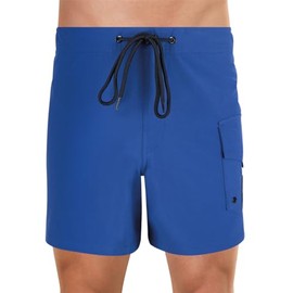 Athena Men's Traveler Swimming Trunks, Denim Blue