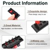 uxcell 4 Way Spring Terminal Clip Push Release Connector Plate