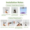 Aidoclip Ceiling Swag Hook Sets - Heavy Duty Hooks with