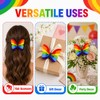 16 Pcs Rainbow Butterfly Hair Clips, Gay Pride 3D Hair