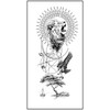 2 Sheets Temporary Lion Tattoo Wolf Tattoo Compass Tattoo Eagle