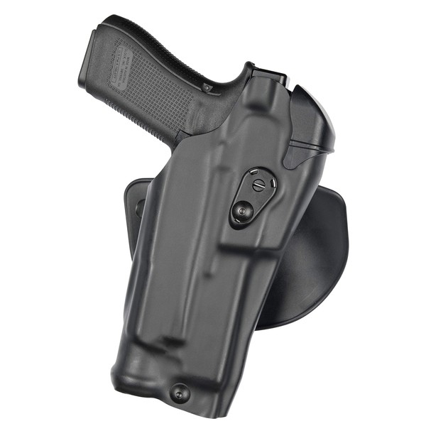 Safariland 6378RDS Automated Locking System Duty Holster, Red Dot Sight Compatible, STX Tactical Black, Right Hand, Fits: MP2.0 9 CORE Surefire X300U