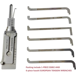 GFYWZ SS002 and Decoder Tool for S-Groove Door Lock, Professional Locksmith Tools, Quick Opener