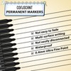 coruscant Ultra Fine Point Permanent Markers, 12 Pack Extra Fine
