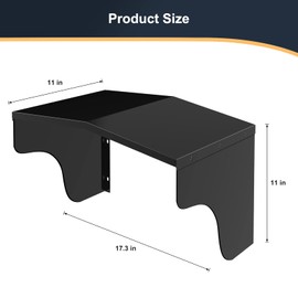 Bonnary WallBox Electric Vehicle Charging Station Protective Roof Accessories Charging Post Roof Stainless Steel Cover Weatherproof