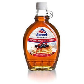 Sweet Mountain - Natural Maple Taste Syrup in Glass Bottle (8.5 FL OZ / 250 ml)